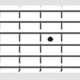It seems a bit counterintuitive to my left-to-right brain, but the higher notes are on the left of this fretboard, and they get lower as you move right. Just think of it as lengthening the guitar string, the same as you are lengthening the trombone.